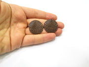 2 Copper Charm Antique Copper Charm (30mm) G17004