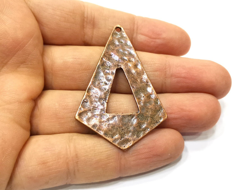 2 Copper Charm Antique Copper Charm (55x36mm) G17008