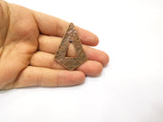 2 Copper Charm Antique Copper Charm (55x36mm) G17008