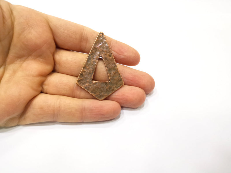 2 Copper Charm Antique Copper Charm (55x36mm) G17008