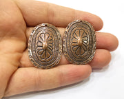 2 Copper Charm Antique Copper Charm (39x28mm) G17011