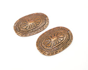 2 Copper Charm Antique Copper Charm (39x28mm) G17011