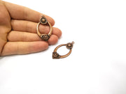 2 Copper Charm Antique Copper Charm (45x25mm) G17039