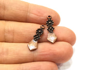 10 Copper Charm Antique Copper Charm (23x7mm) G17041