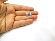 10 Silver Charms Antique Silver Plated Charms (21x7mm)  G17108