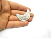 2 Ethnic Pendant Antique Silver Plated Pendant (45x31mm)  G17532