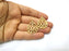 2 Gold Charms Gold Plated Charms  (32x23mm)  G17541