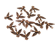20 Bird Charm Antique Copper Charm (19x16mm) G17545