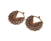 2 Copper Charm Antique Copper Charm (38x36mm) G17561