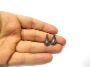 20 Teardrop Charm Antique Copper Charm (20x10mm) G17566
