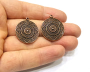 4 Copper Charm Antique Copper Charm (24mm) G17170