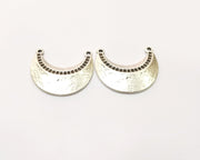 2 Silver Connector Charms Antique Silver Plated Charms (30x25mm)  G17584