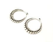 2 Silver Charms Antique Silver Plated Charms (35x31mm)  G17587