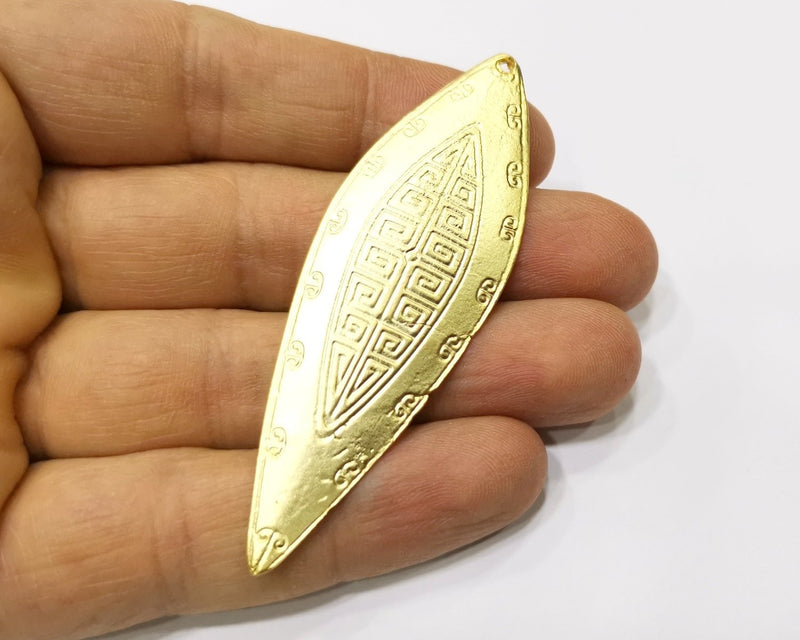 Gold Charms Gold Plated Charms  (71x25mm)  G17206