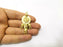 Gold Charms Gold Plated Charms  (54x26mm)  G17212