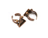 Copper Ring Settings inlay Ring Blank Mosaic Ring Bezel Base Cabochon Mountings (15 mm blank) Antique Copper Plated Brass  G17219