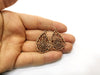 4 Copper Charm Antique Copper Charm (35x24mm) G17647
