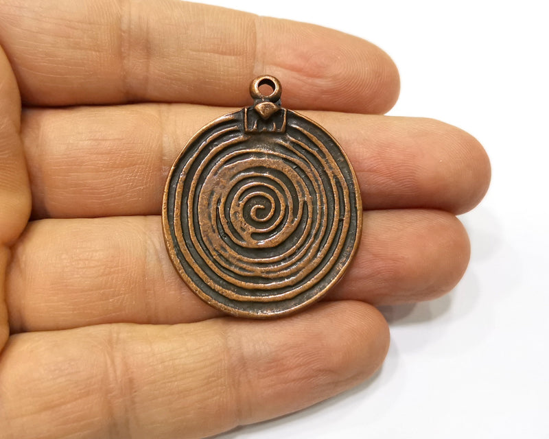 2 Copper Charm Antique Copper Charm (33mm) G17286