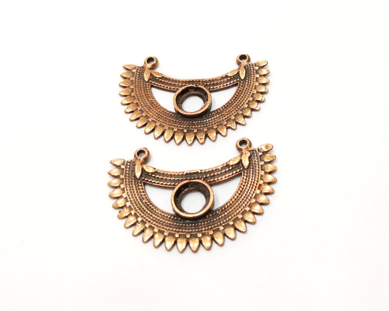 2 Copper Charm Antique Copper Charm (39x26mm) G17655