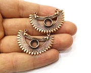 2 Copper Charm Antique Copper Charm (39x26mm) G17655