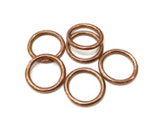 10 Circle Connector Copper Circle Antique Copper Plated Metal (21mm) G17293