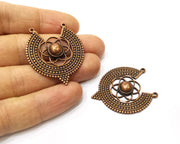2 Copper Charm Antique Copper Charm (40x35mm) G17304