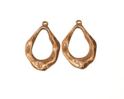 4 Copper Charm Antique Copper Charm (43x25mm) G17312