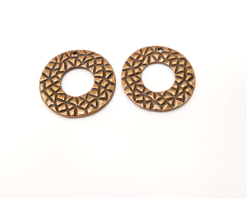 4 Copper Charm Antique Copper Charm (26mm) G17317