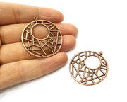 2 Copper Charm Antique Copper Charm (39mm) G17667