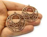 2 Copper Charm Antique Copper Charm (39mm) G17667