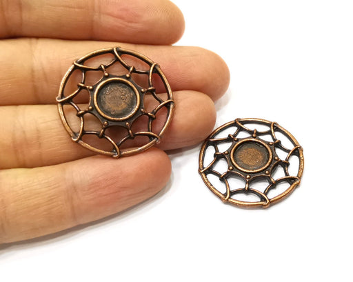 2 Copper Charm Antique Copper Charm (31mm) G17318