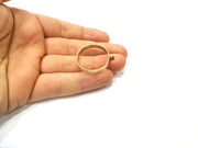 Raw Brass Bezel Settings Pendant Blank  Base Blank Mountings Necklace Blank Cabochon Base  (26mm blank) G17673