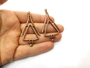 2 Copper Charm Antique Copper Charm (63x33mm) G17676