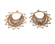 2 Copper Charm Antique Copper Charm (41x40mm) G17326