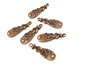 8 Copper Charm Antique Copper Charm (26x8mm) G17363