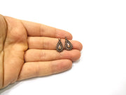 10 Teardrop Charm Antique Copper Charm (20x10mm) G17364