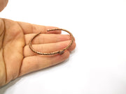 Bracelet Blank Hammered Cuff Mountings Bangle Blank Glass Cabochon Base Adjustable Antique Copper Bracelet (8mm Blank) G17367