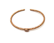 Bracelet Blank Hammered Cuff Mountings Bangle Blank Glass Cabochon Base Adjustable Antique Copper Bracelet (8mm Blank) G17367