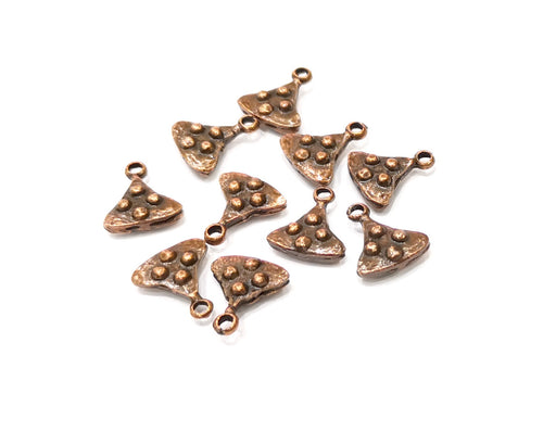 10 Copper Charm Antique Copper Charm (33x11mm) G17370