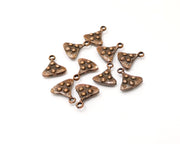 10 Copper Charm Antique Copper Charm (33x11mm) G17370