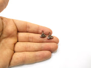 10 Copper Charm Antique Copper Charm (33x11mm) G17370