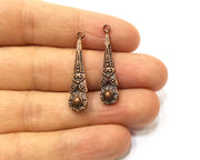 4 Copper Charm Antique Copper Charm (34x7mm) G17375