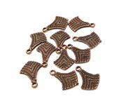 10 Copper Charm Antique Copper Charm (19x13mm) G17379