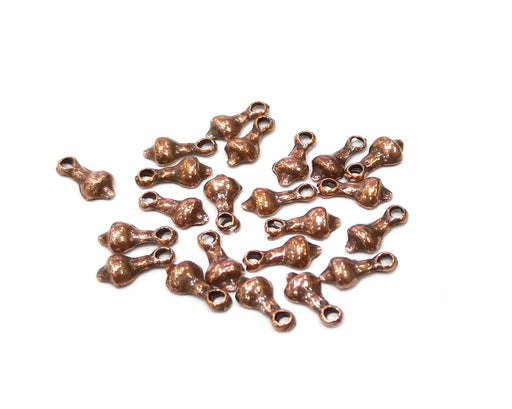 20 Copper Charm Antique Copper Charm (12x6mm) G17384
