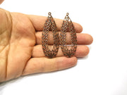 2 Copper Charm Antique Copper Charm (64x23mm) G17394