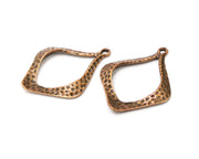 2 Copper Charm Antique Copper Charm (50x40mm) G17400