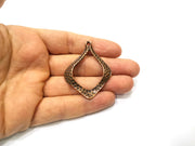 2 Copper Charm Antique Copper Charm (50x40mm) G17400