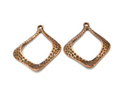 2 Copper Charm Antique Copper Charm (50x40mm) G17400