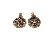 4 Copper Charm Antique Copper Charm (26x18mm) G17408