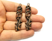 2 Copper Charm Antique Copper Charm (57x15mm) G17695